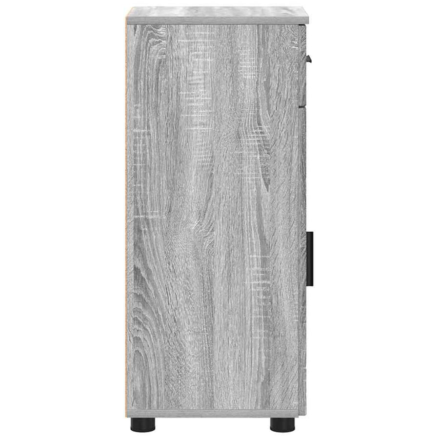 Badkamer Kast Grijs sonoma 30 x 35 x 80 cm Bewerkt hout