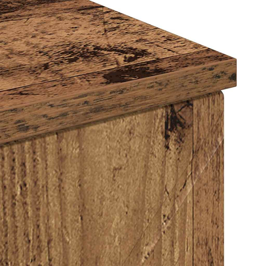 Badkamer Kast met lade Oud hout 30 x 35 x 80 cm Bewerkt hout