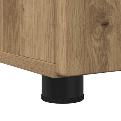 Badkamer Kast met lade artisanaal eikenkleurig 30 x 35 x 80 cm