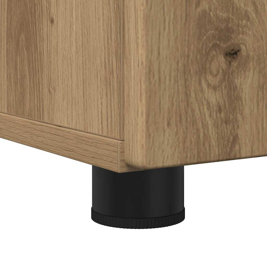 Badkamer Kast met lade artisanaal eikenkleurig 30 x 35 x 80 cm