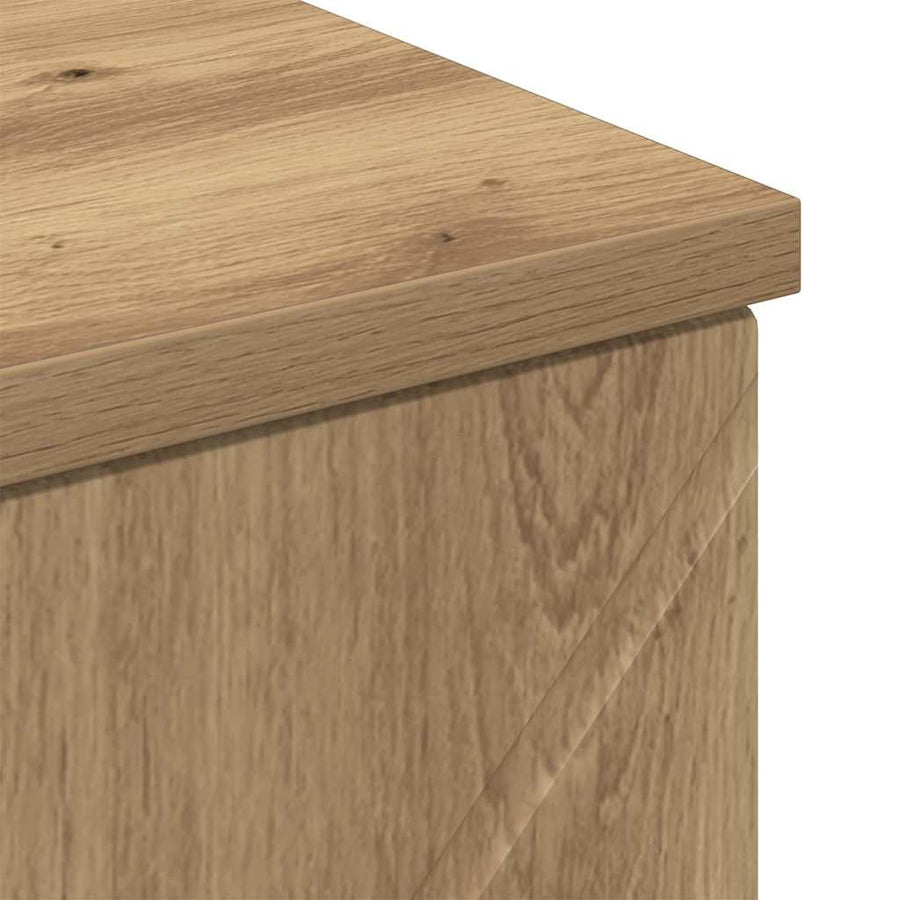 Badkamer Kast met lade artisanaal eikenkleurig 30 x 35 x 80 cm