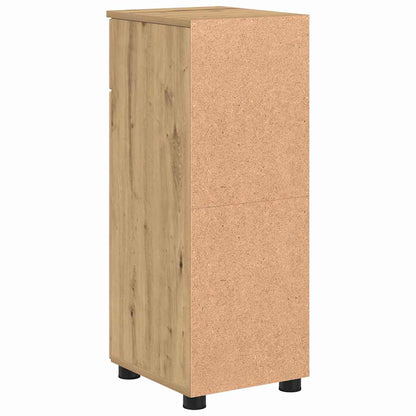Badkamer Kast met lade artisanaal eikenkleurig 30 x 35 x 80 cm