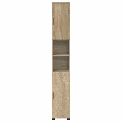 Badkamer Kast met opslag Sonoma Eiken 30 x 35 x 192 cm