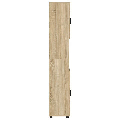 Badkamer Kast met opslag Sonoma Eiken 30 x 35 x 192 cm