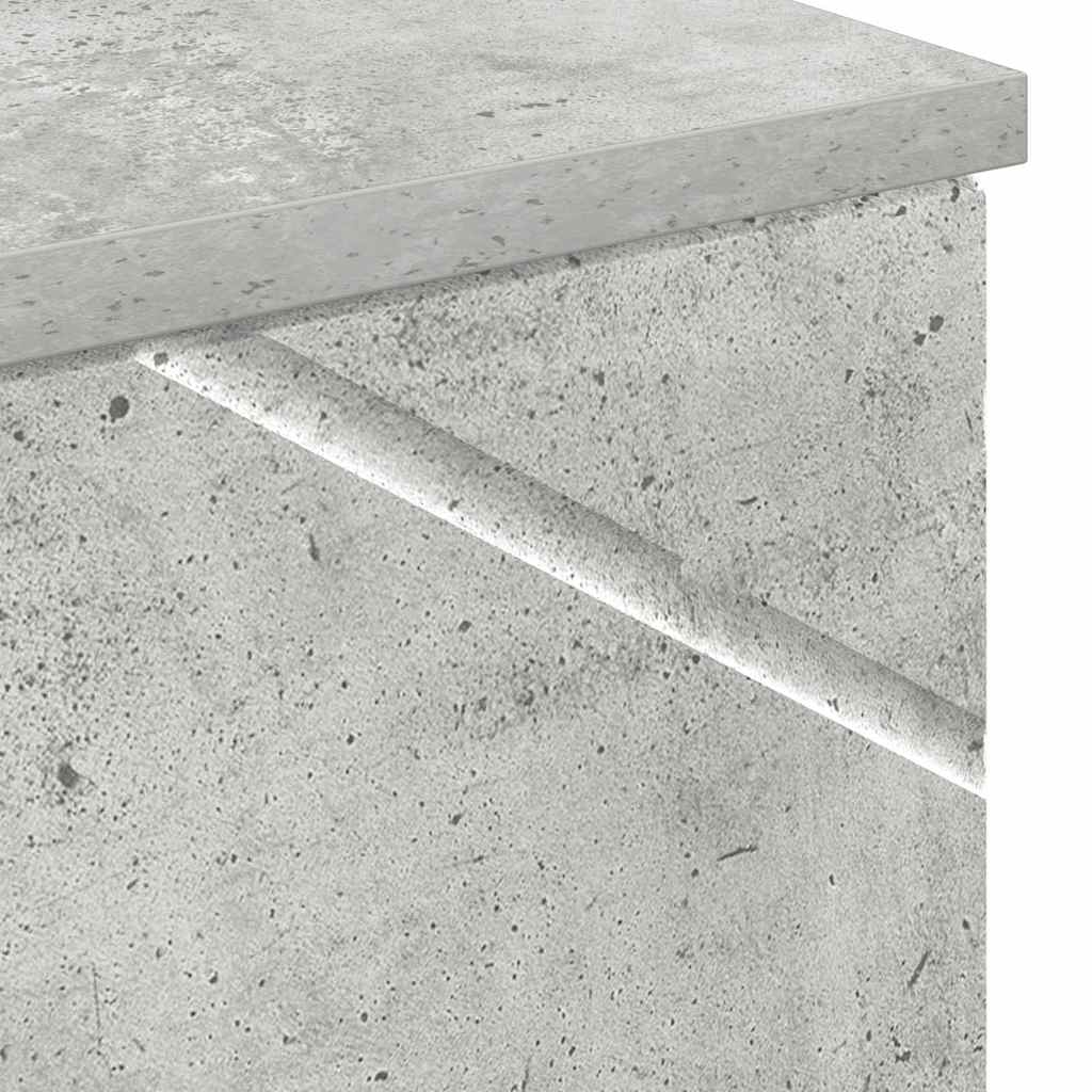 Badkamer Kast met opslag Beton Grijs 30 x 35 x 192 cm