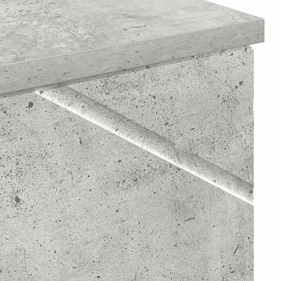 Badkamer Kast met opslag Beton Grijs 30 x 35 x 192 cm