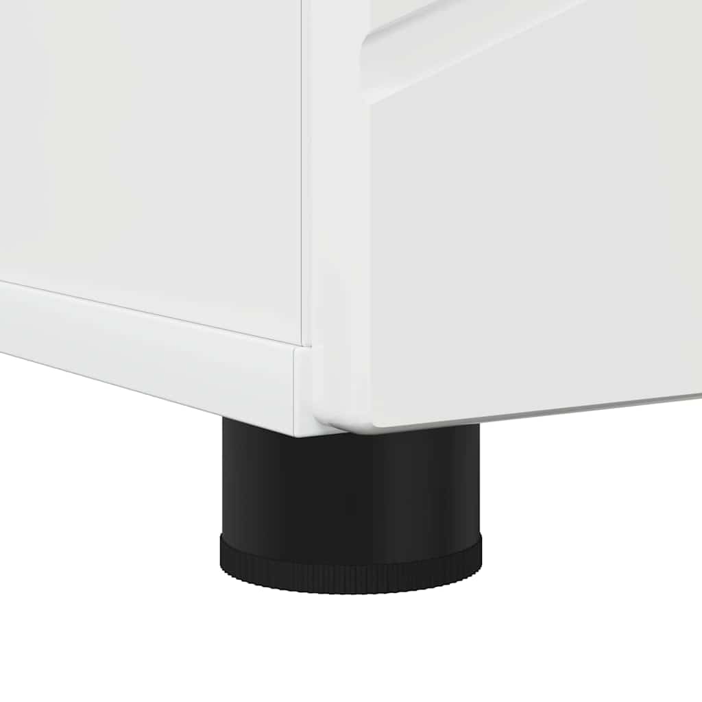 Badkamer Kast met opslag Hoogglans wit 30 x 35 x 192 cm