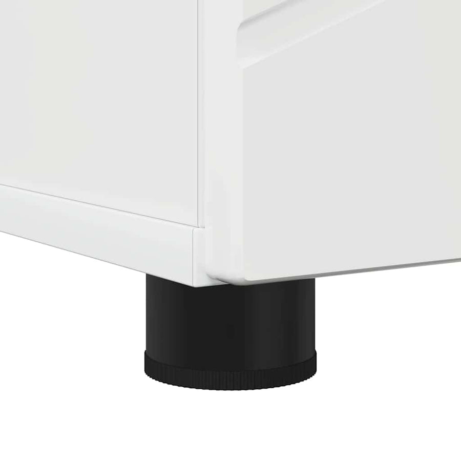 Badkamer Kast met opslag Hoogglans wit 30 x 35 x 192 cm