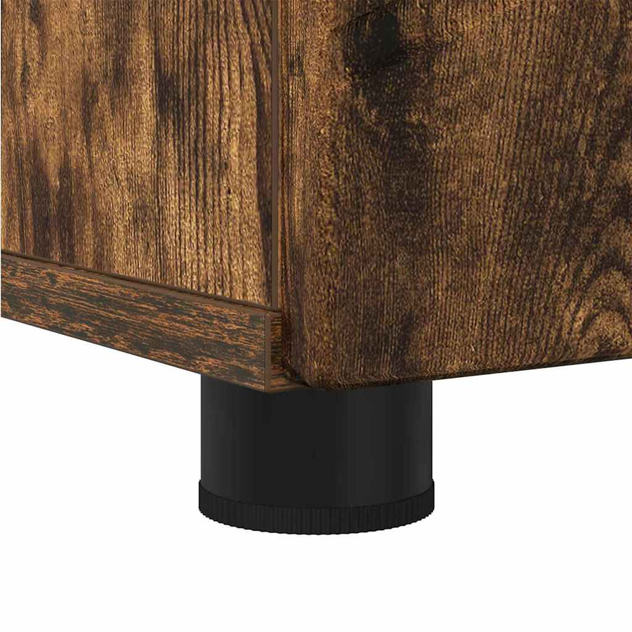 Badkamer Kast met opslag Gerookt eiken 30 x 35 x 192 cm
