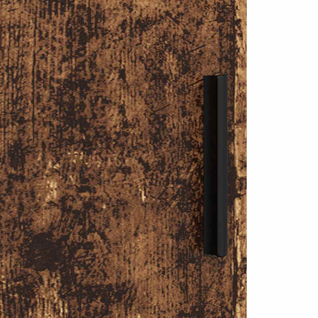 Badkamer Kast Oud Hout 30 x 35 x 192 cm Bewerkt hout & Metaal
