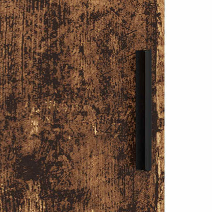Badkamer Kast Oud Hout 30 x 35 x 192 cm Bewerkt hout & Metaal