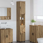 Badkamerkast 30x35x192 cm Artisan Eiken