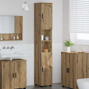 Badkamerkast 30x35x192 cm Artisan Eiken