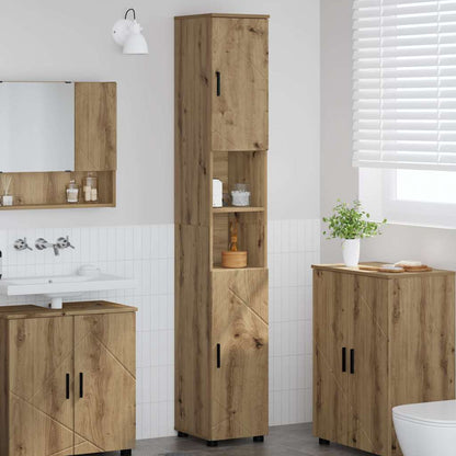 Badkamer Kast met opslag Artisan Eiken 30 x 35 x 192 cm