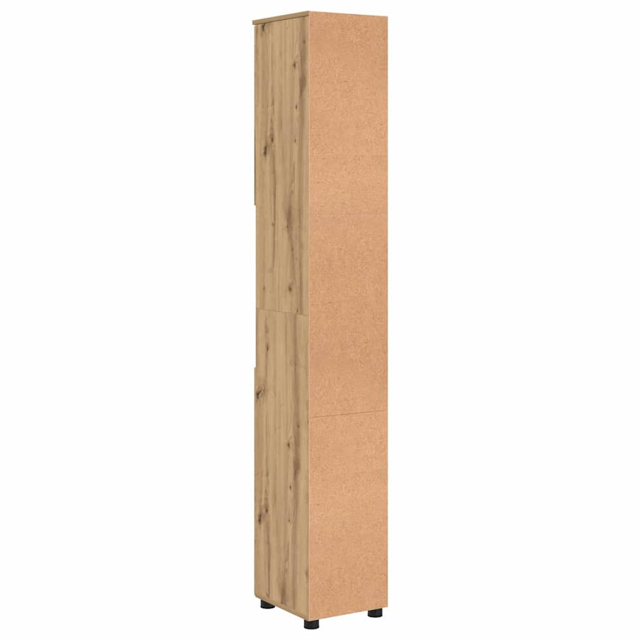 Badkamer Kast met opslag Artisan Eiken 30 x 35 x 192 cm