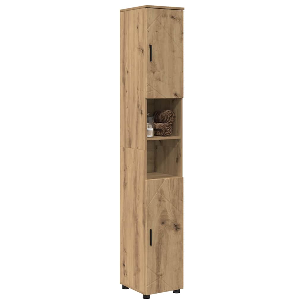 Badkamer Kast met opslag Artisan Eiken 30 x 35 x 192 cm