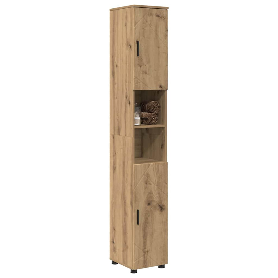 Badkamer Kast met opslag Artisan Eiken 30 x 35 x 192 cm
