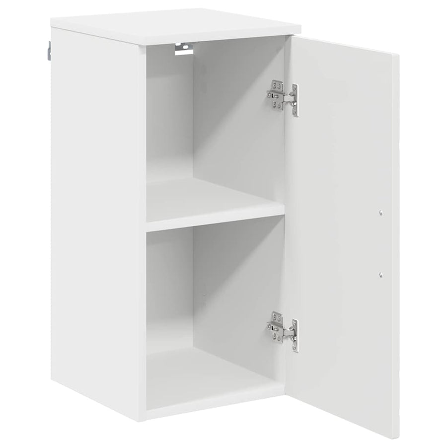 Badkamer Kast Wit 30 x 31,5 x 61 cm Bewerkt hout & Metaal