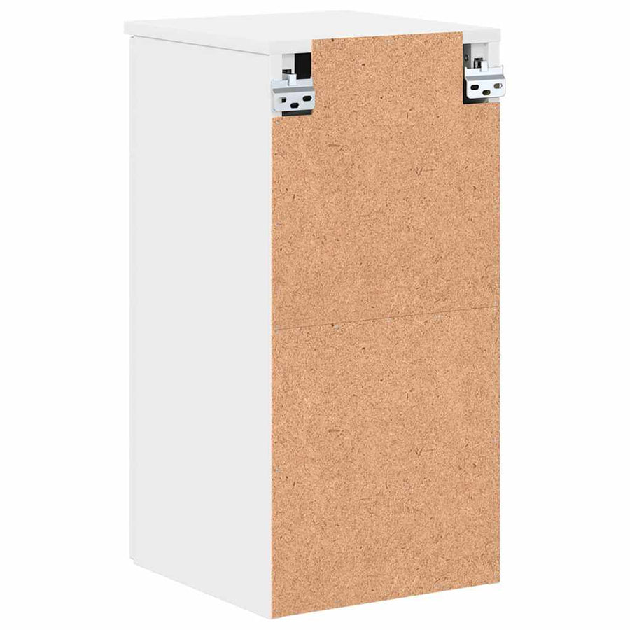 Badkamer Kast Wit 30 x 31,5 x 61 cm Bewerkt hout & Metaal