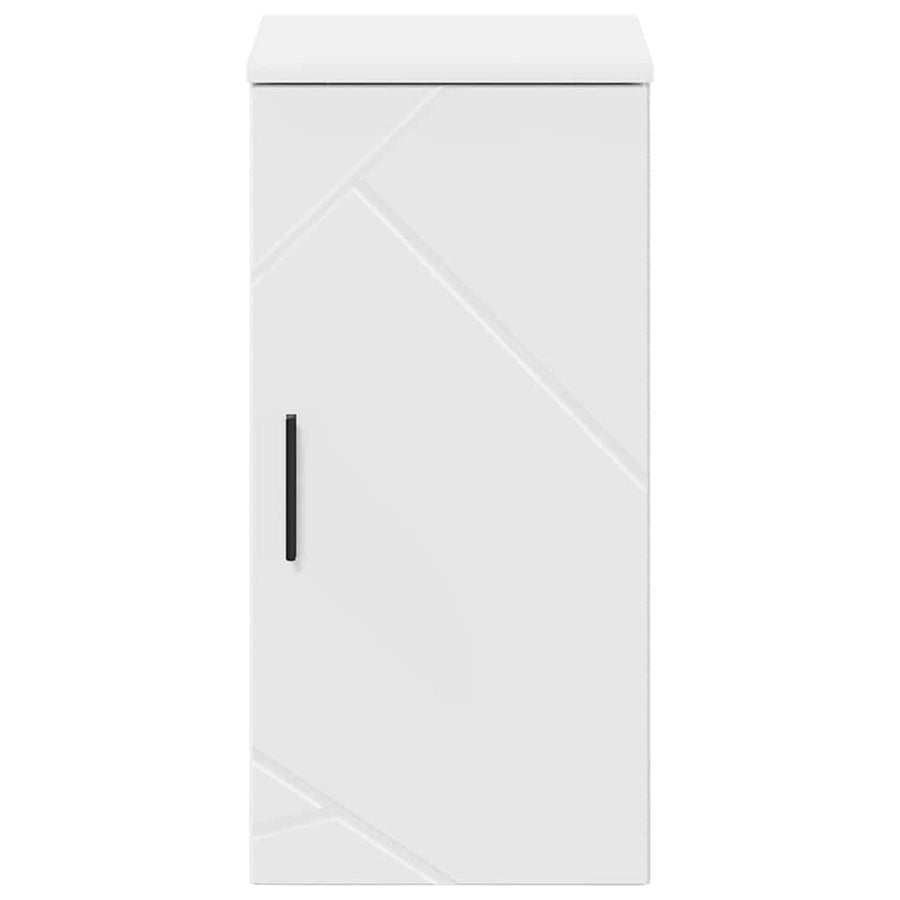 Badkamer Kast Wit 30 x 31,5 x 61 cm Bewerkt hout & Metaal