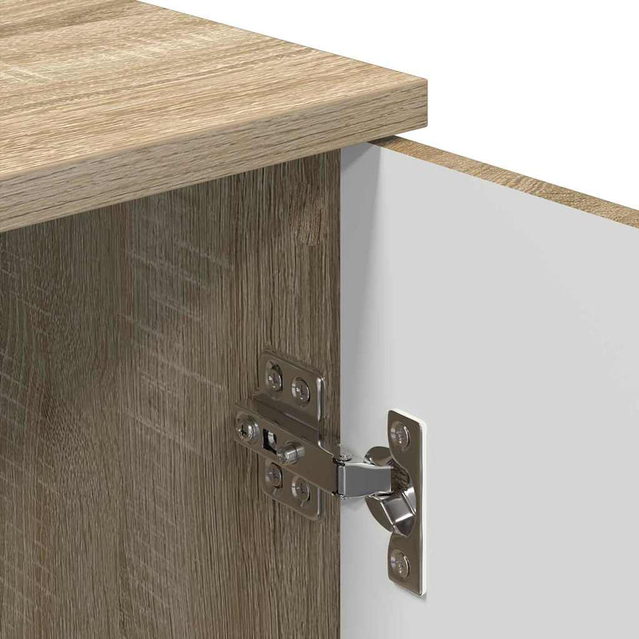 Badkamer Kast Wandgemonteerd Sonoma Eiken 30 x 31,5 x 61 cm