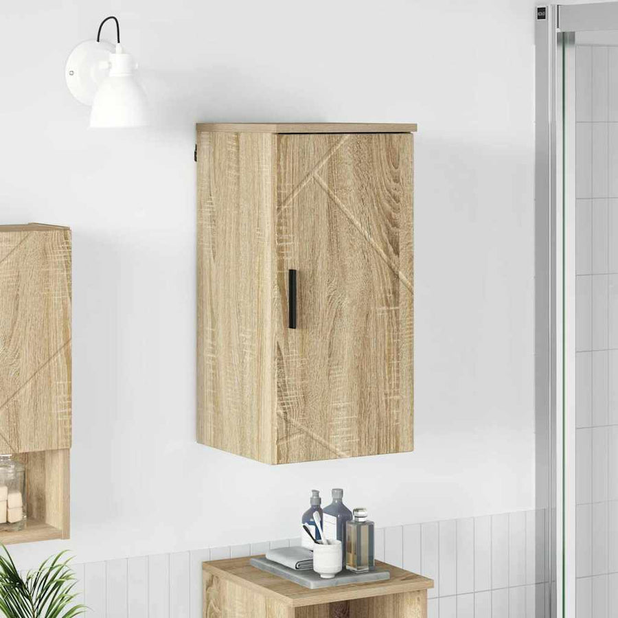 Badkamer Kast Wandgemonteerd Sonoma Eiken 30 x 31,5 x 61 cm