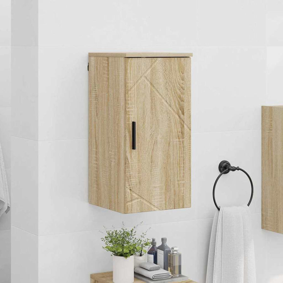Badkamer Kast Wandgemonteerd Sonoma Eiken 30 x 31,5 x 61 cm