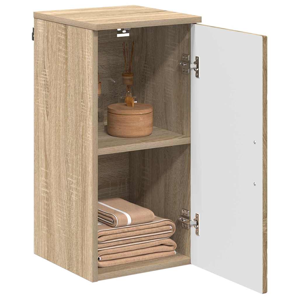 Badkamer Kast Wandgemonteerd Sonoma Eiken 30 x 31,5 x 61 cm
