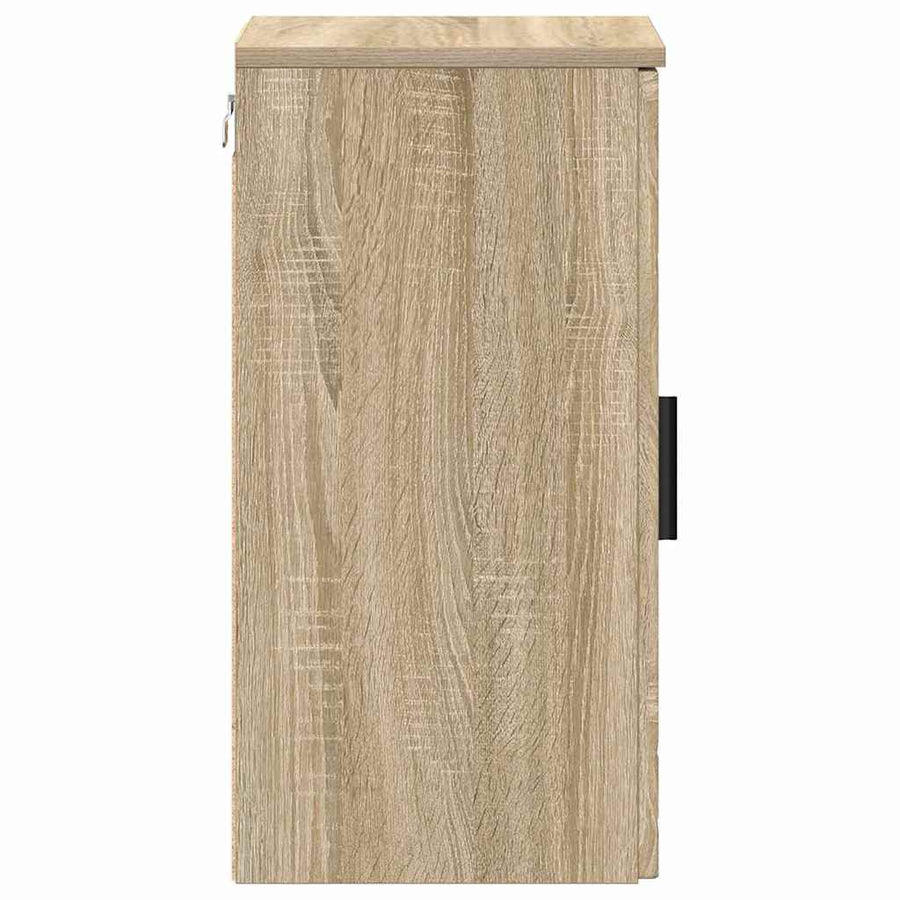 Badkamer Kast Wandgemonteerd Sonoma Eiken 30 x 31,5 x 61 cm