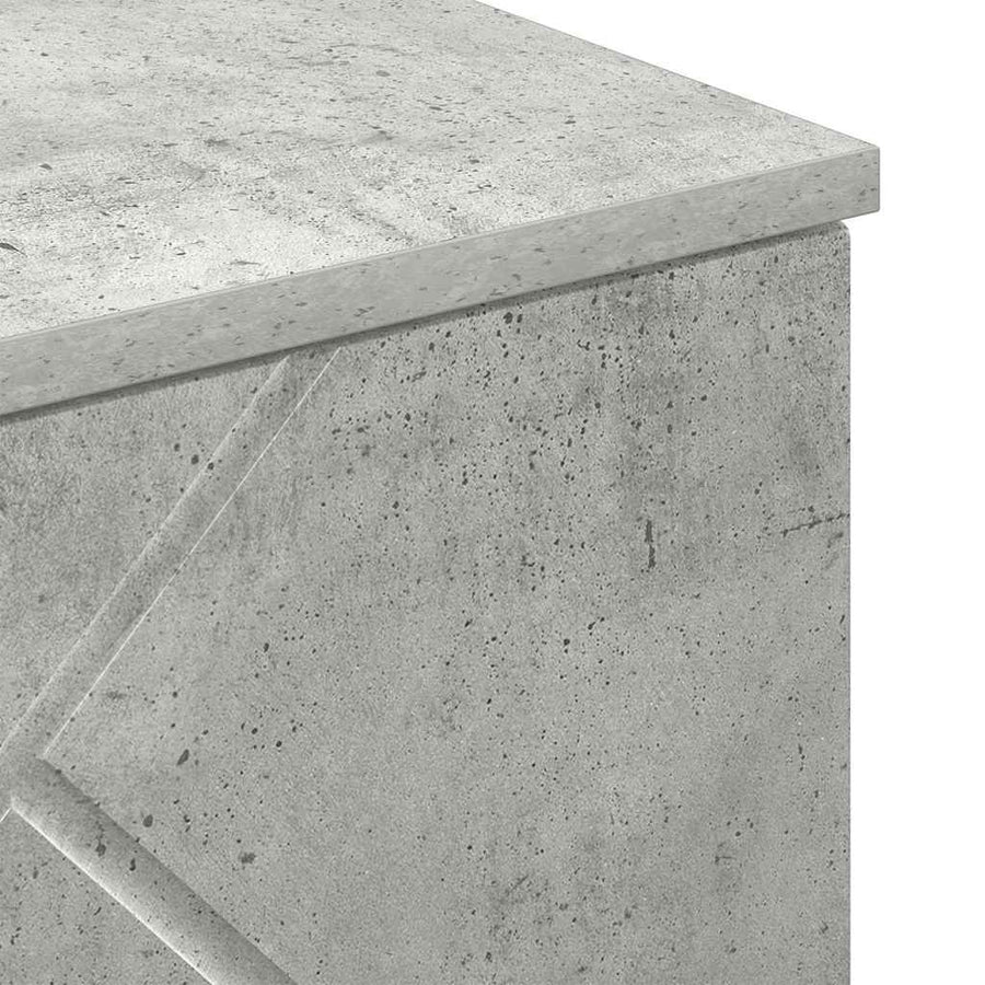 Badkamer Kast Wandgemonteerd Beton Grijs 30 x 31,5 x 61 cm