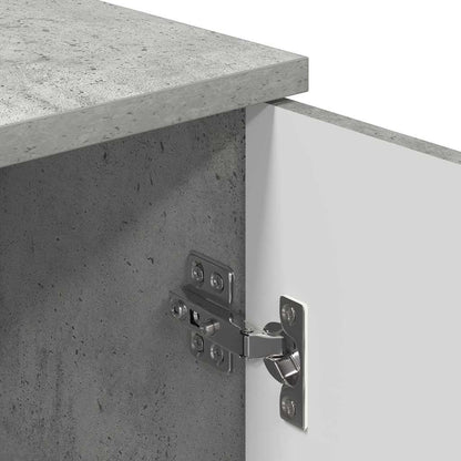 Badkamer Kast Wandgemonteerd Beton Grijs 30 x 31,5 x 61 cm