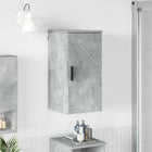 Bathroom Cabinet Wall-Mounted Concrete Grey 30 x 31.5 x 61 cm