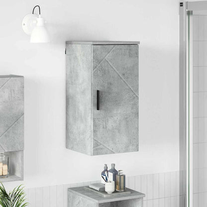 Badkamer Kast Wandgemonteerd Beton Grijs 30 x 31,5 x 61 cm
