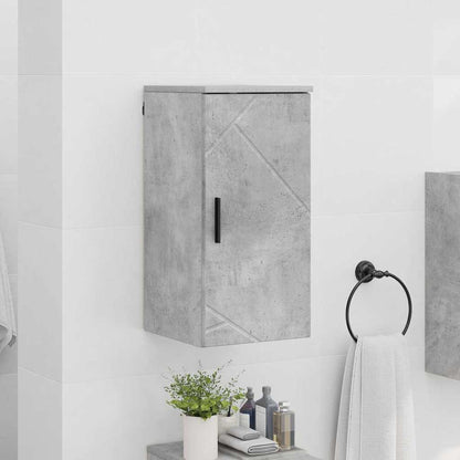 Badkamer Kast Wandgemonteerd Beton Grijs 30 x 31,5 x 61 cm