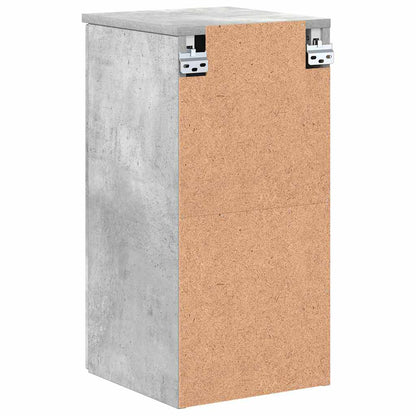 Badkamer Kast Wandgemonteerd Beton Grijs 30 x 31,5 x 61 cm