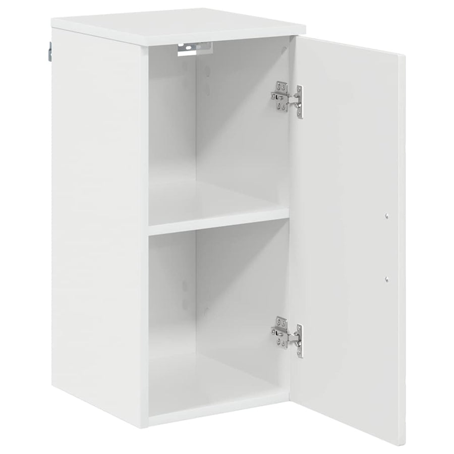 Badkamer Kast Hoogglans wit 30 x 31.5 x 61 cm Bewerkt hout