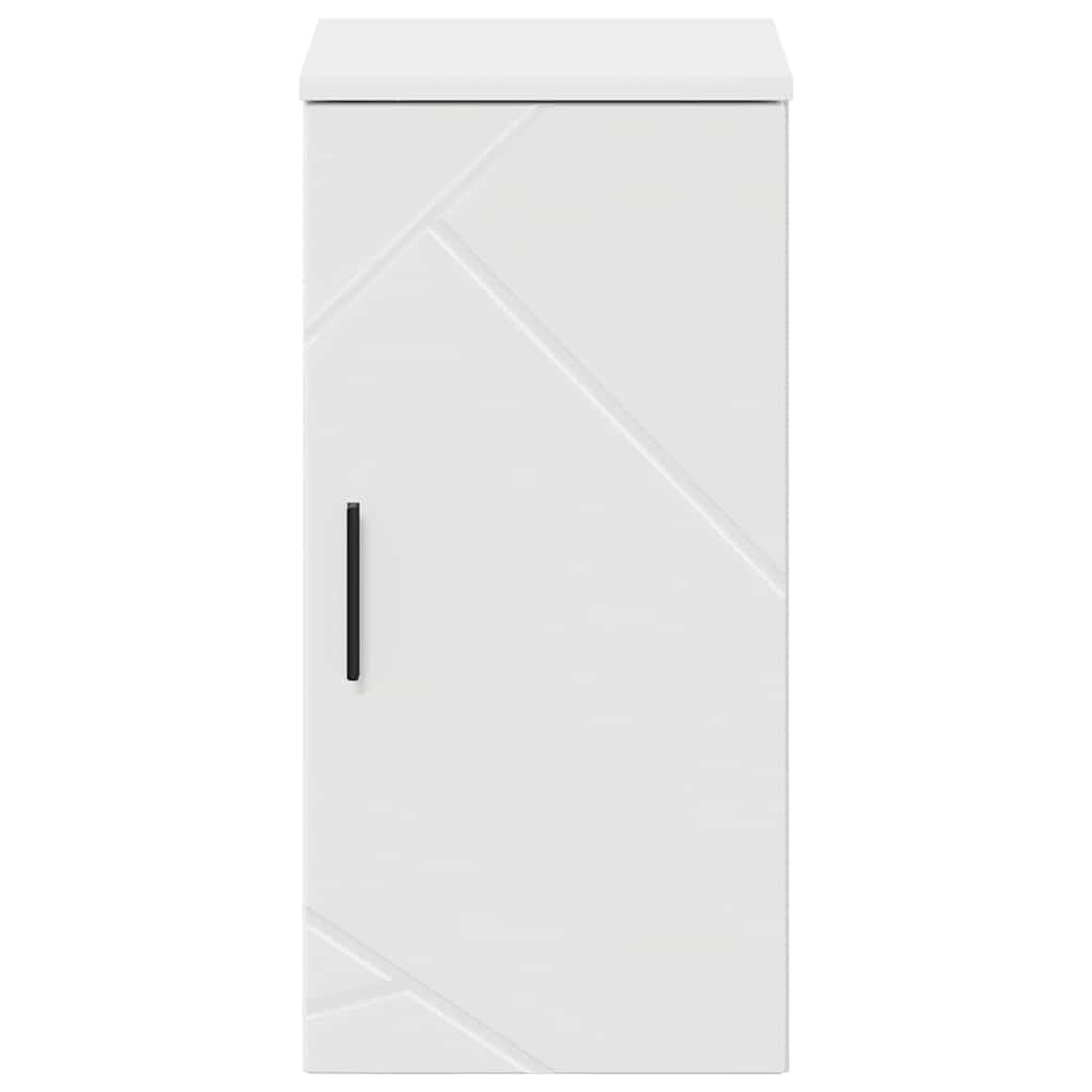 Badkamer Kast Hoogglans wit 30 x 31.5 x 61 cm Bewerkt hout