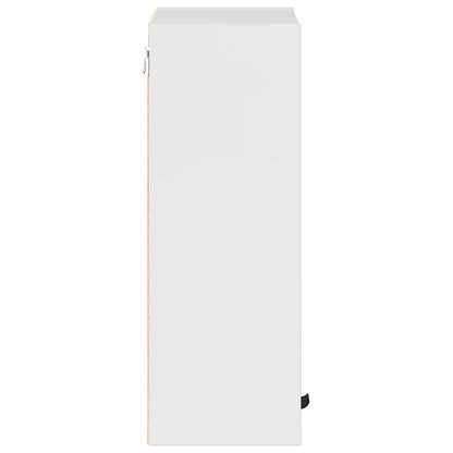 Badkamer Kast Hoogglans wit 30 x 31.5 x 61 cm Bewerkt hout