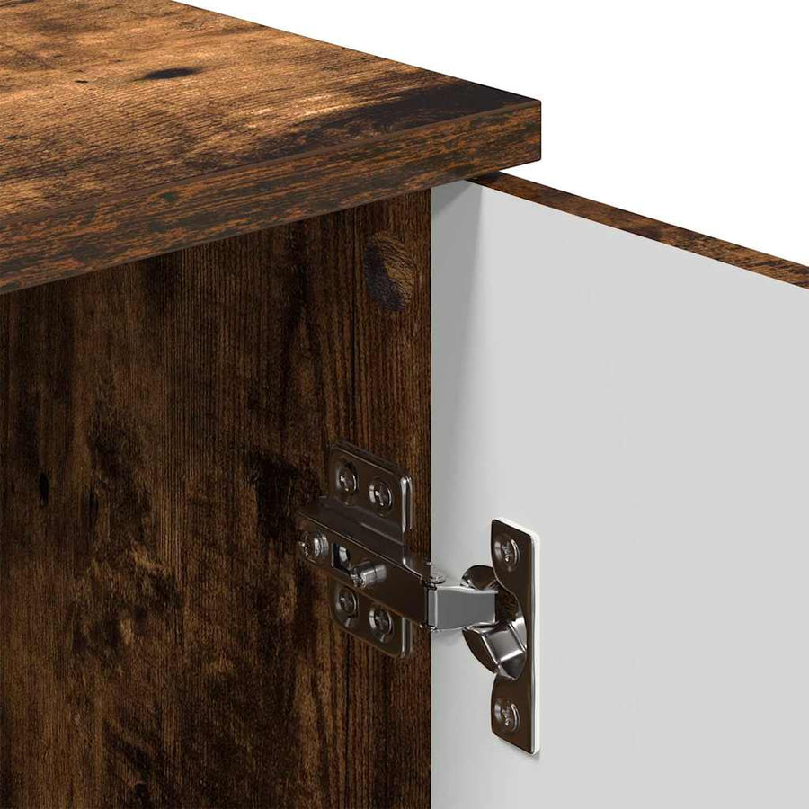 Badkamer Kast Wandgemonteerd Gerookt eiken 30 x 31,5 x 61 cm
