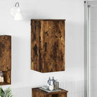 Bathroom Cabinet Wall-Mounted Smoked Oak 30 x 31.5 x 61 cm