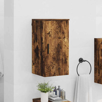Badkamer Kast Wandgemonteerd Gerookt eiken 30 x 31,5 x 61 cm