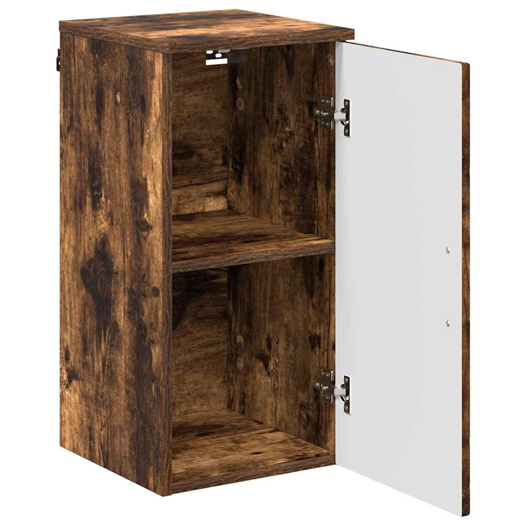 Badkamer Kast Wandgemonteerd Gerookt eiken 30 x 31,5 x 61 cm