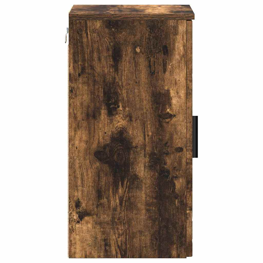 Badkamer Kast Wandgemonteerd Gerookt eiken 30 x 31,5 x 61 cm