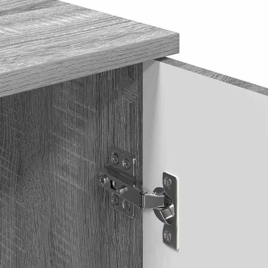 Badkamer Kast Wandgemonteerd Grijs Sonoma 30 x 31,5 x 61 cm