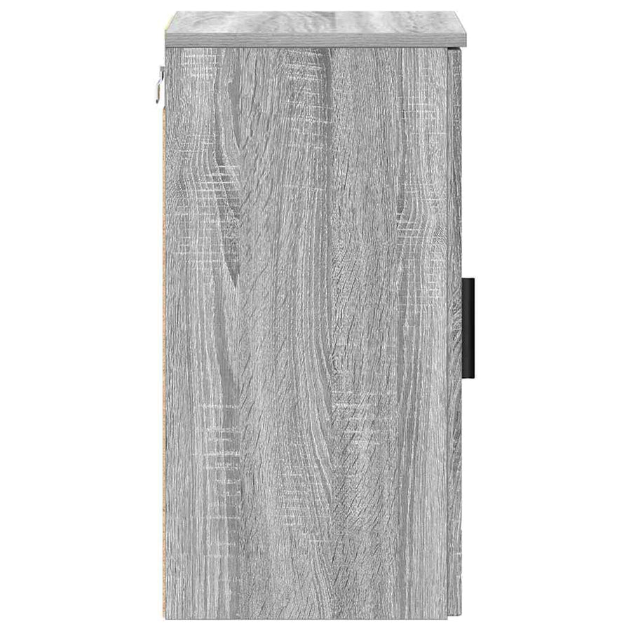 Badkamer Kast Wandgemonteerd Grijs Sonoma 30 x 31,5 x 61 cm