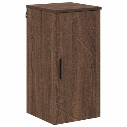 Badkamer Kast Wandgemonteerd Bruin Eiken 30 x 31,5 x 61 cm