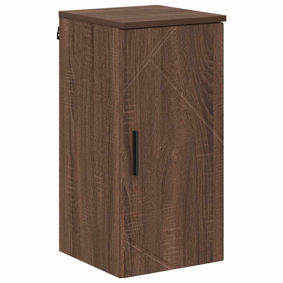 Badkamer Kast Wandgemonteerd Bruin Eiken 30 x 31,5 x 61 cm