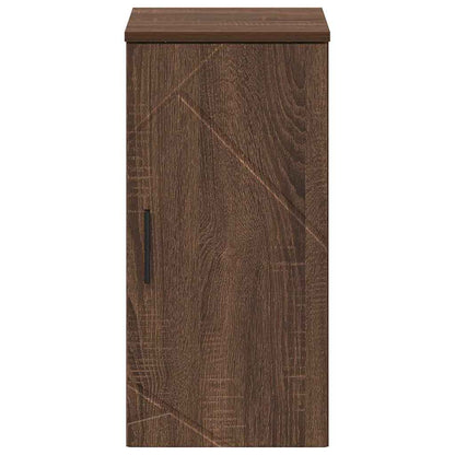 Badkamer Kast Wandgemonteerd Bruin Eiken 30 x 31,5 x 61 cm