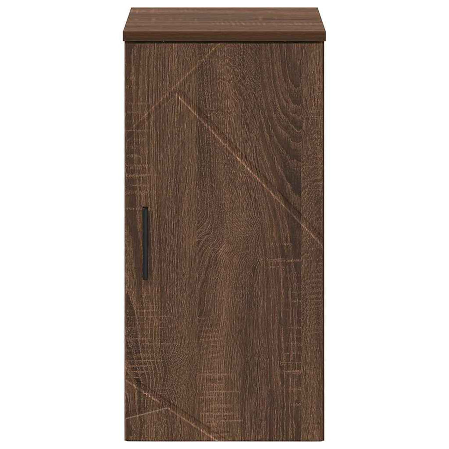 Badkamer Kast Wandgemonteerd Bruin Eiken 30 x 31,5 x 61 cm