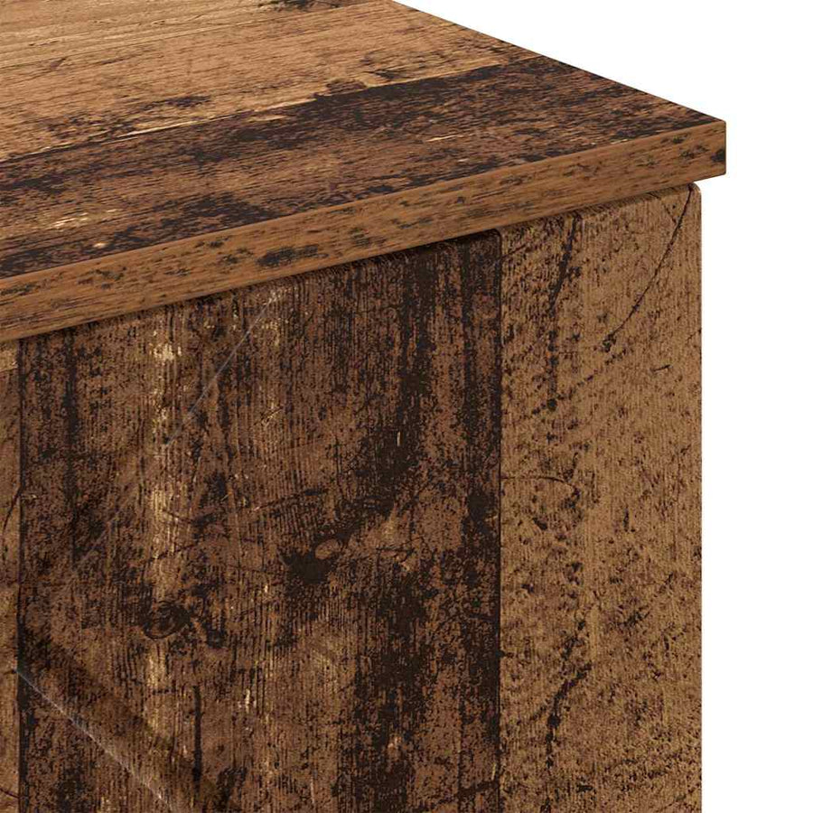 Badkamer Kast Oud Hout 30 x 31,5 x 61 cm Bewerkt hout & Metaal